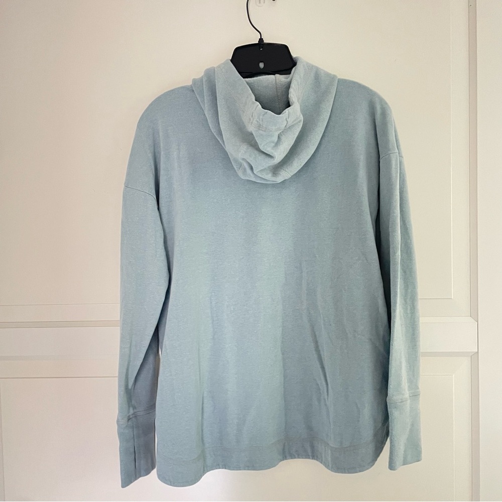 Sweaty Betty escape luxe hooded sweatshirt hoodie blue 41006 - Picture 4 of 8